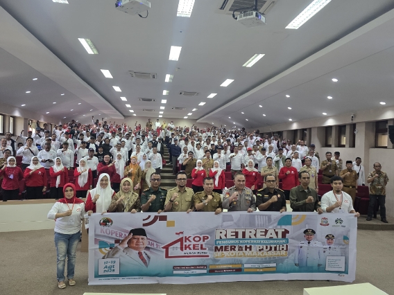 Pertama di Indonesia, Pemkot Makassar Lepas 153 Kelurahan Koperasi Merah Putih Ikuti Retreat di Malino