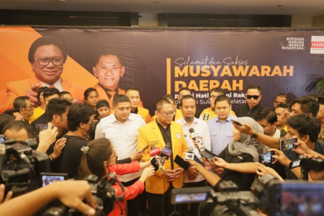 Munafri Dampingi OSO di Musda Hanura Sulsel, Harap Beri Kontribusi Nyata