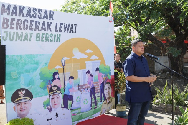 Jumat Bersih di Kanal Sinrijala, Munafri: Kemerdekaan Juga Soal Lingkungan