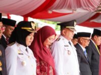 Munafri–Aliyah dan Ketua TP PKK, Hadiri Upacara Kemerdekaan ke-80 RI di Tingkat Provinsi Sulsel