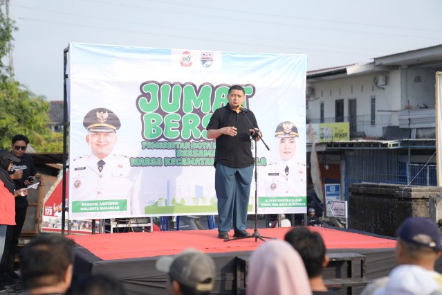 Munafri-Aliyah Aksi Jumat Bersih di Waduk Tunggu Pampang