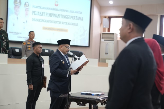 Munafri Lantik Pejabat Definitif di Tanggal Cantik: Tegaskan Soliditas Pemerintahan