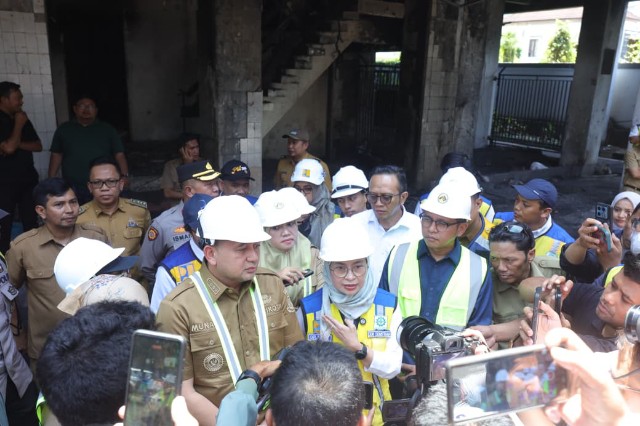 Munafri-Aliyah Dampingi Dirjen Cipta Karya, Tinjau Gedung DPRD Makassar